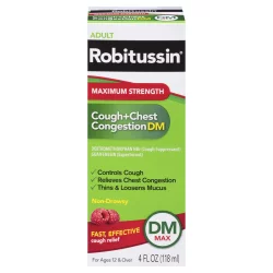 Robitussin Maximum Strength Cough + Chest Congestion DM
