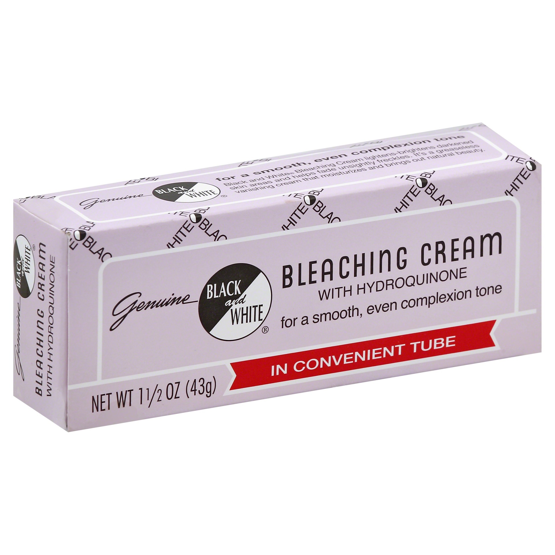 slide 1 of 5, Black and White Bleaching Cream, 1.5 oz