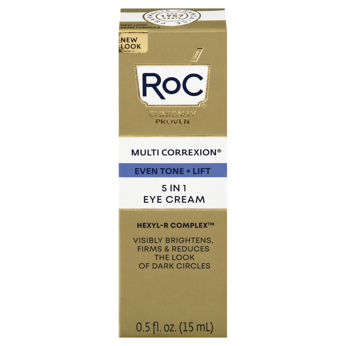 slide 1 of 1, RoC Multi Correxion 5-in-1 Eye Cream, 0.5 oz