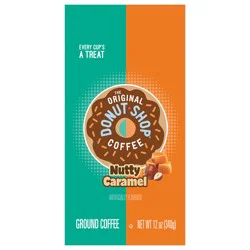 The Original Donut Shop Nutty Caramel Medium Roast Flavored Ground Coffee - 12 oz Bag