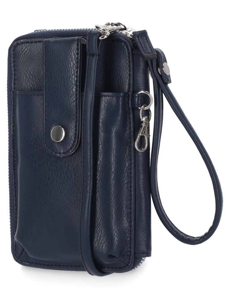 slide 1 of 1, Wristlet - Navy, 1 ct