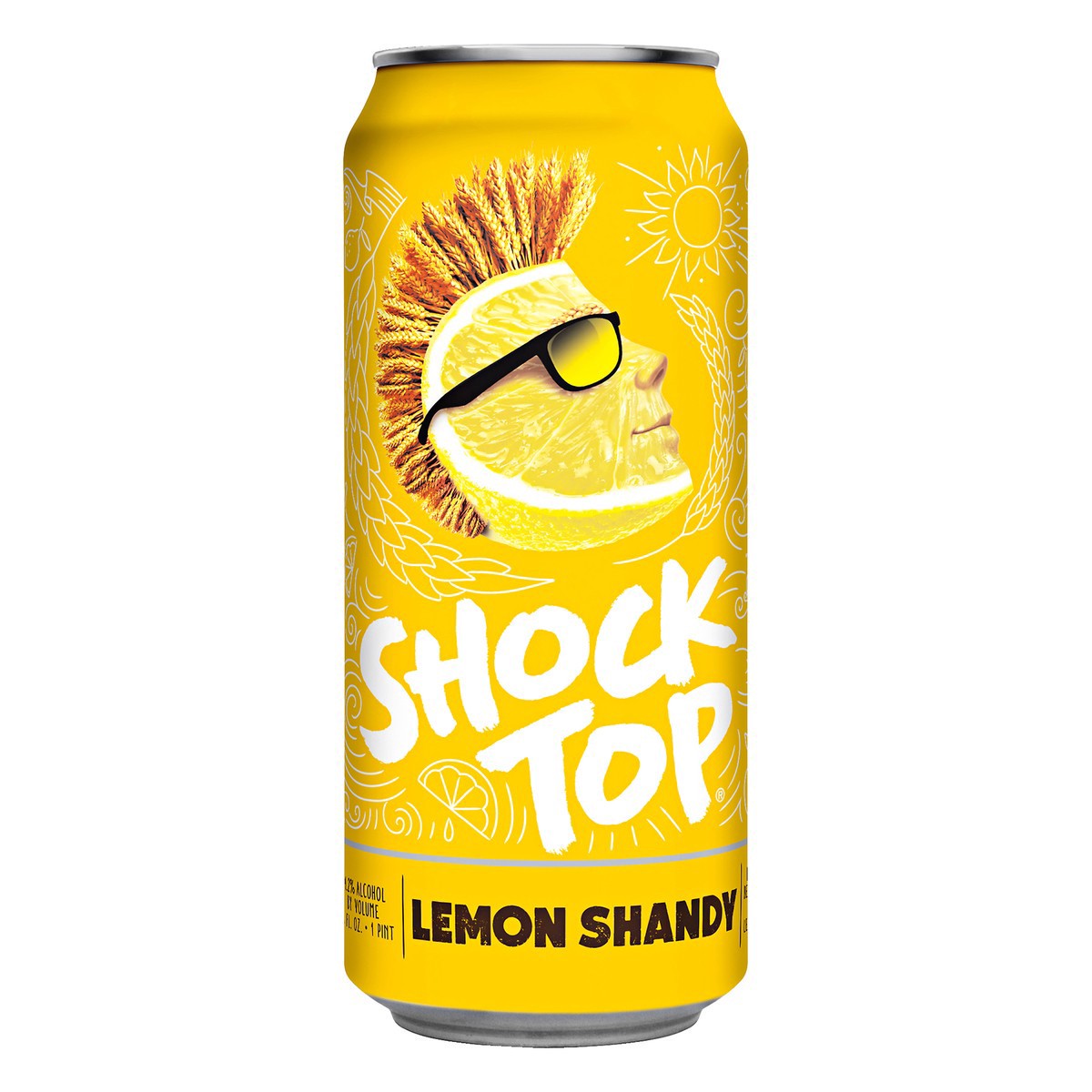 slide 1 of 6, Shock Top Lemon Shandy Beer 16 oz, 16 oz