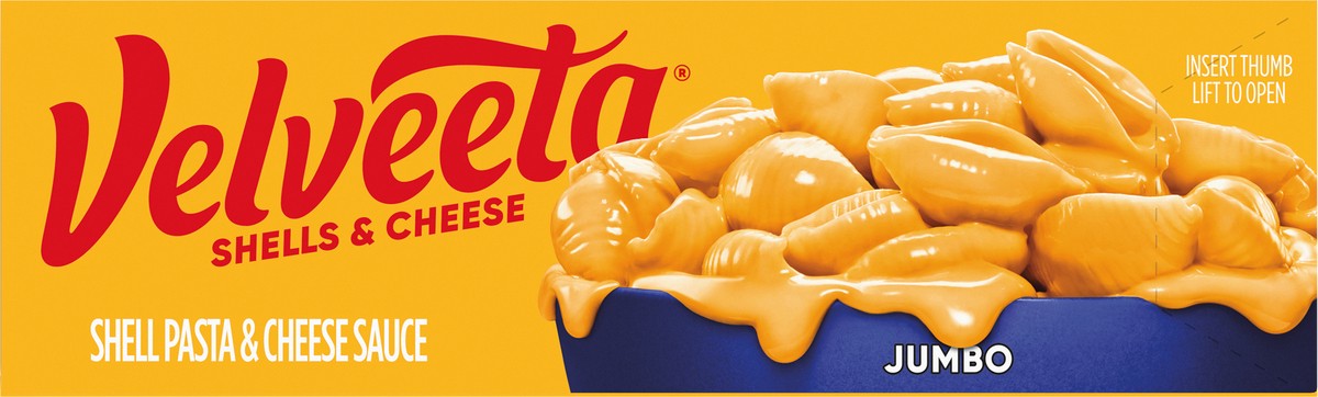 slide 7 of 9, Velveeta Shells & Cheese Jumbo Shell Pasta & Cheese Sauce Meal, 10.1 oz Box, 10.1 oz