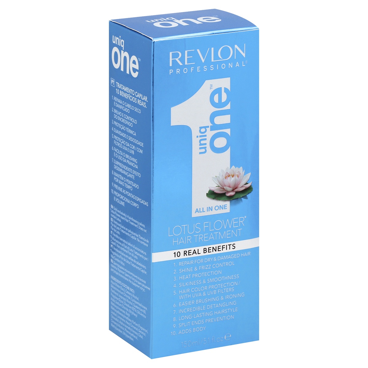 slide 1 of 1, Revlon Uniq One All-In-One Lotus Flower Hair Treatment, 5.1 oz