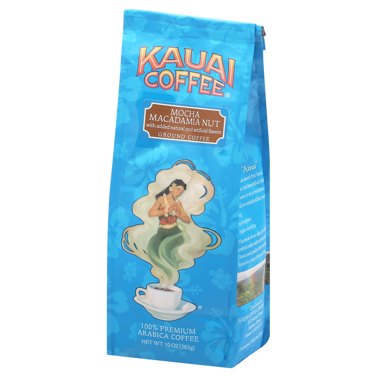 slide 9 of 12, Kauai Coffee Mocha Macadamia Nut Ground Coffee - 10 oz, 10 oz