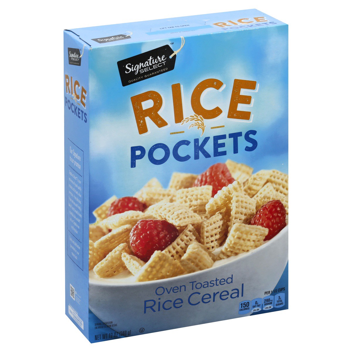 slide 1 of 4, Signature Select Rice Cereal 12 oz, 12 oz