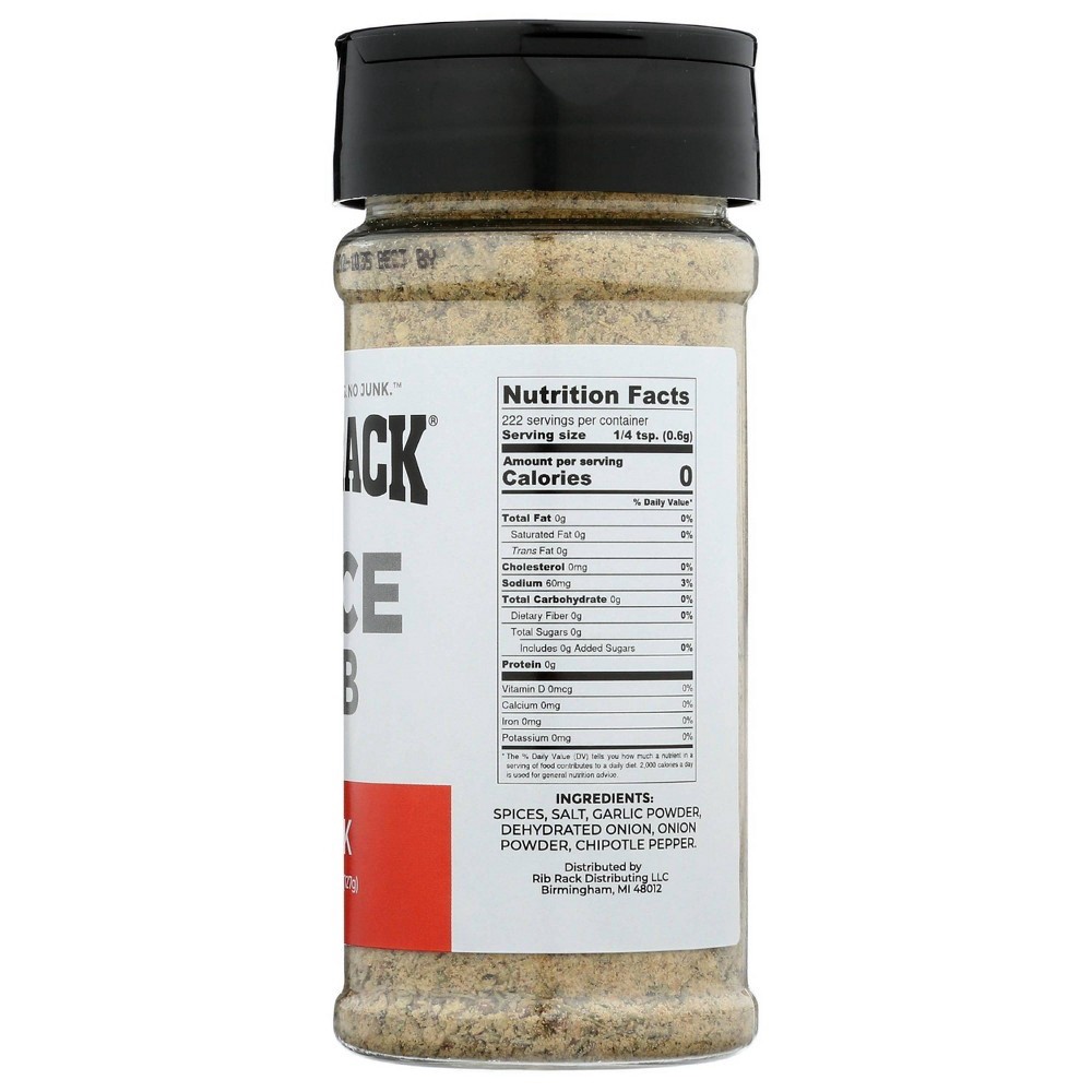 slide 3 of 3, Rib Rack Pork Spice Rub 4.5 oz, 4.5 oz