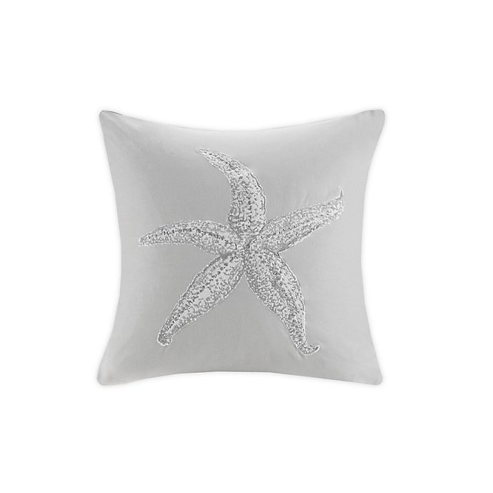 slide 1 of 1, Harbor House Sea Breeze Square Throw Pillow - Grey, 1 ct