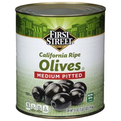 First Street Pitted Ripe Olives Medium