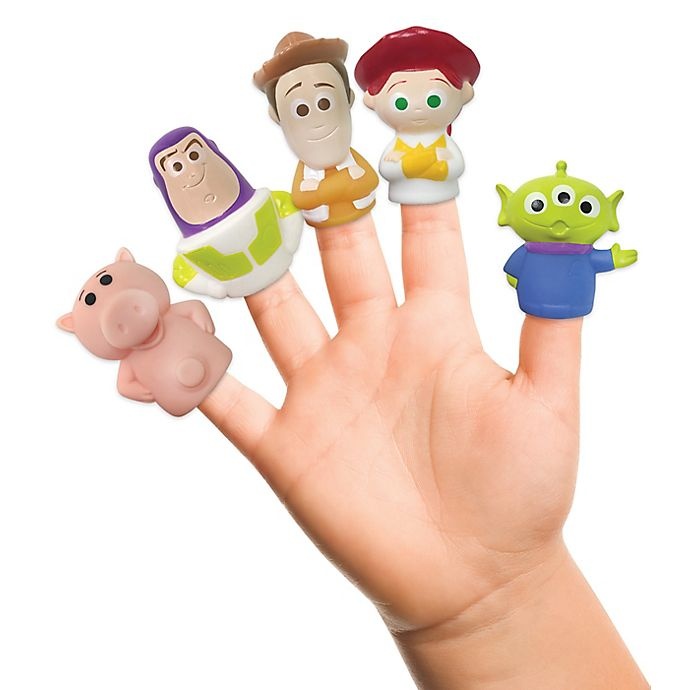 slide 1 of 1, Disney Toy Story Bath Finger Puppet Set, 5 ct