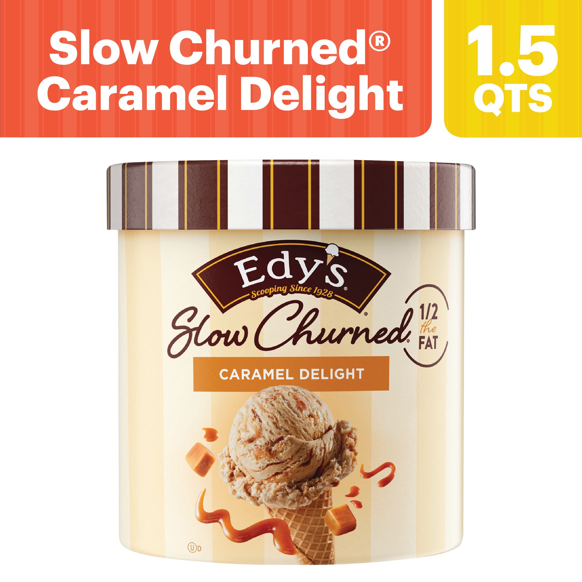 slide 4 of 5, Edy's Light Ice Cream 1.5 qt, 1.5 qt