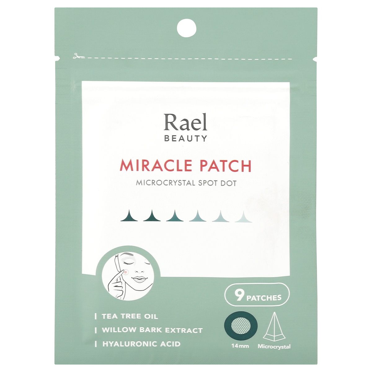 slide 1 of 1, Rael Beauty Miracle Patch Microcrystal Spot Cover, 9Ct, 9 ct