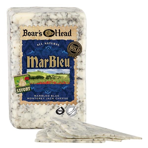 Boar's Head Marbleu Marbled Blue Monterey Jack Cheese 1 lb Shipt