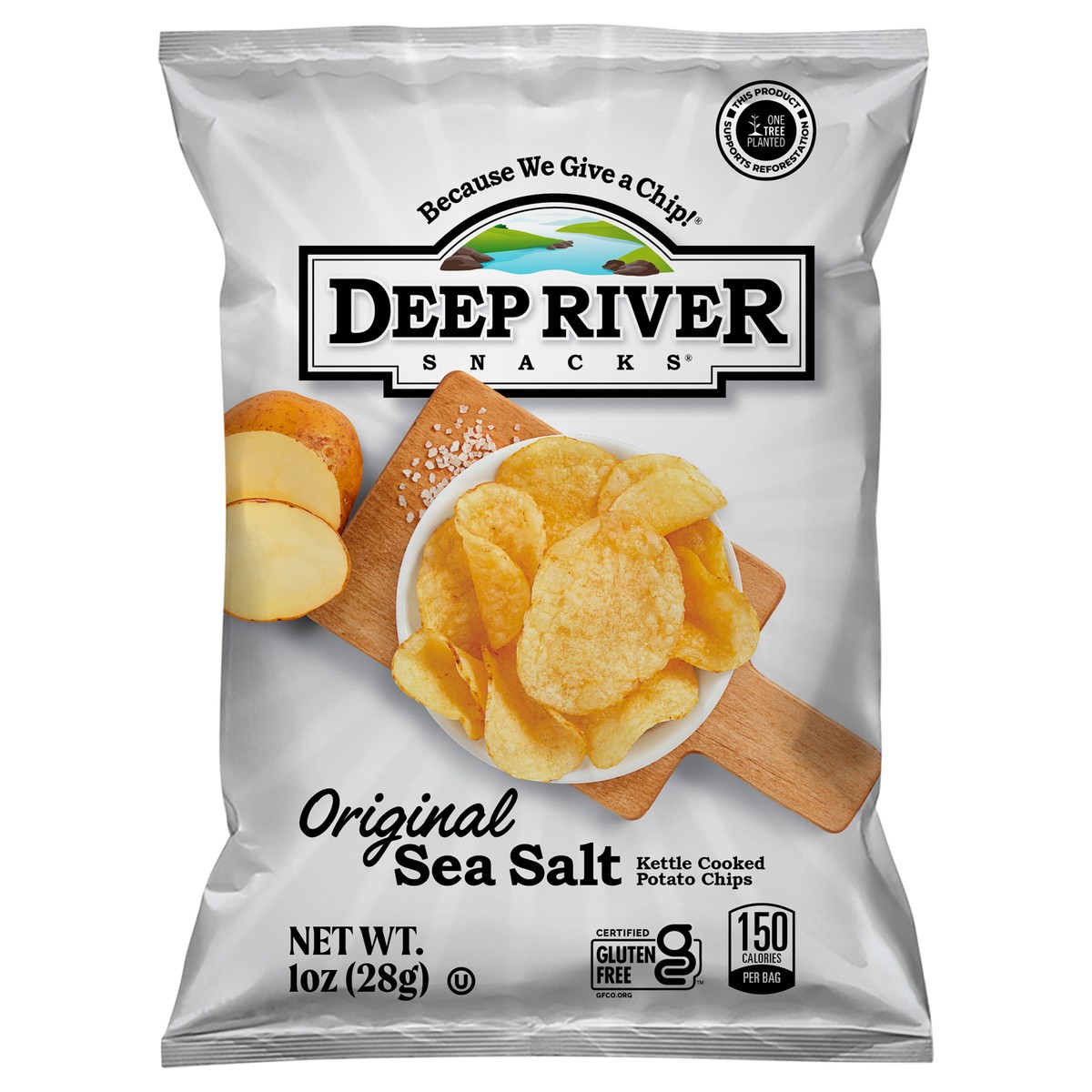 slide 2 of 2, Deep River Snacks DR Original Salted Kettle Chip 1 oz, 1 oz