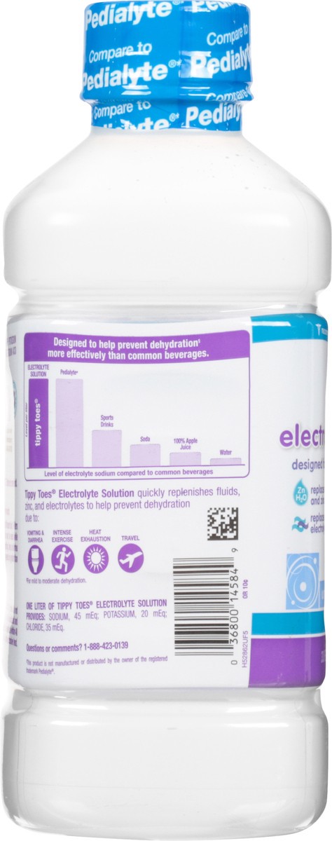 slide 16 of 17, Tippy Toes Unflavored Electrolyte Solution 33.8 fl oz, 33.8 fl oz