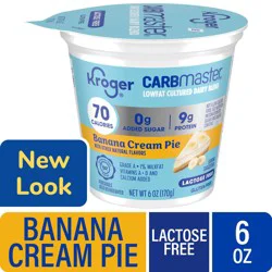 Carbmaster Banana Cream Pie Yogurt - 6 oz