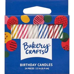 Culpitt Assorted Birthday Spiral Candles