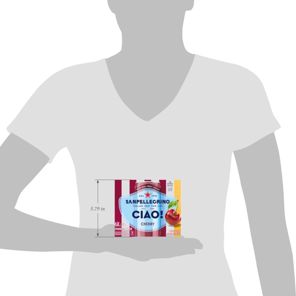 slide 4 of 13, San Pel Ciao Cherry 6/11.15 Oz, 6 ct; 11.15 fl oz