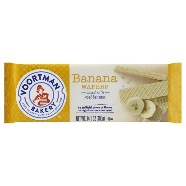 slide 1 of 1, Voortman Bakery Banana Wafers, 10.6 oz