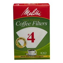 Melitta No. 4 Coffee Filters 100 ea