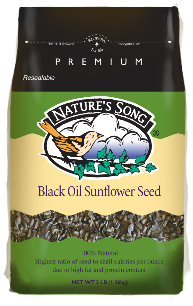 slide 1 of 1, Nature's Song Premium Black Oil Sunflower Seed, 3 lb