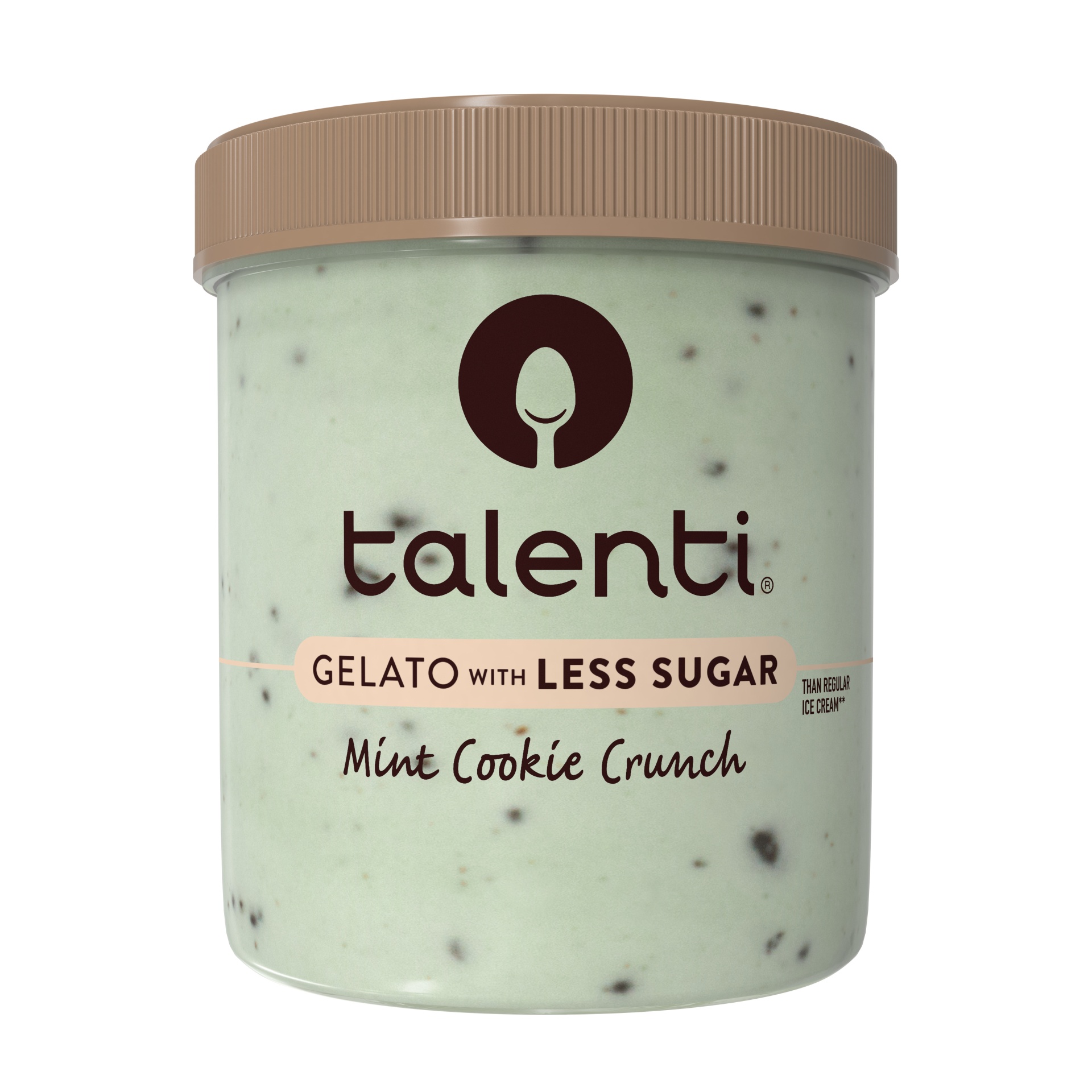 slide 1 of 4, Talenti Low Sugar Mint Cookie Crunch Gelato, 1 pint