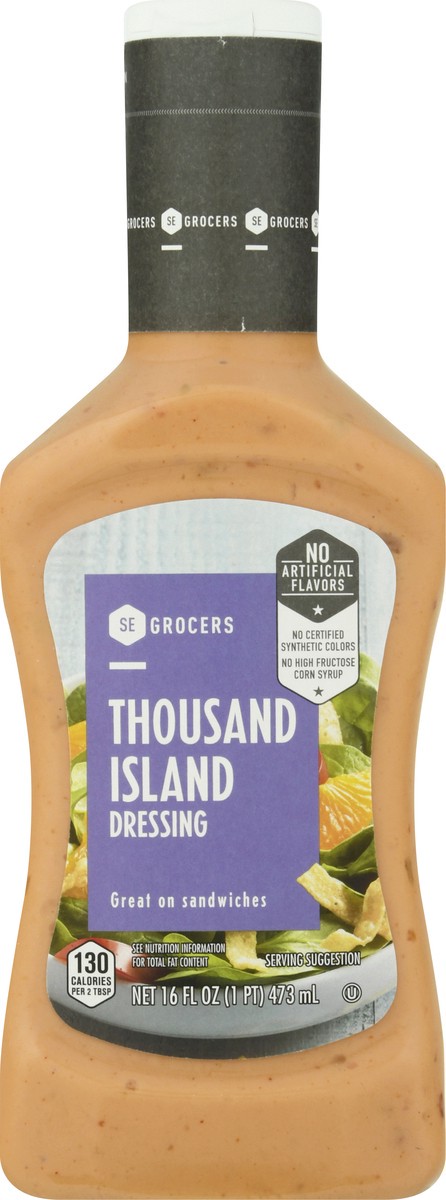 slide 1 of 4, SE Grocers Thousand Island Dressing No High Fructose Corn Syrup 16 Ounces, 16 oz