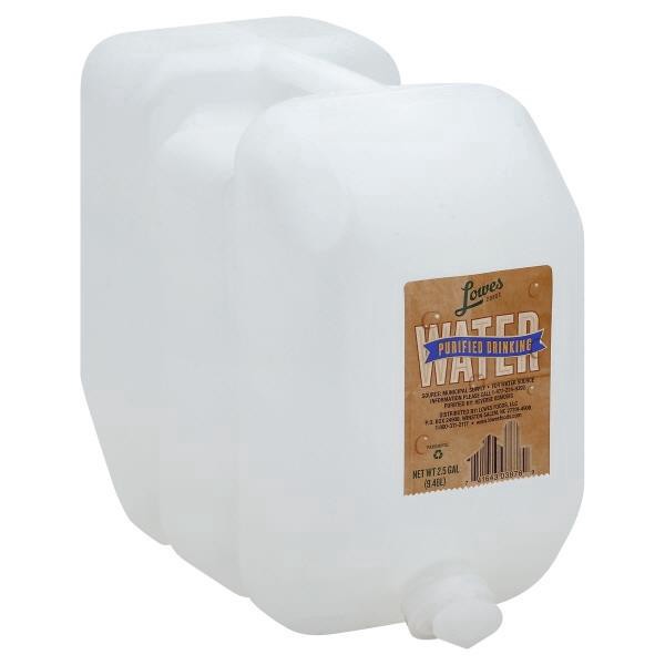 slide 1 of 1, Lowes Foods Purified Drinking Water 2.5 Gallon Jug, 320 oz