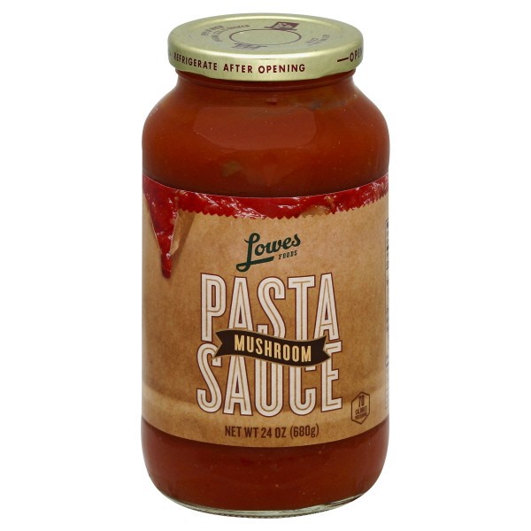 slide 1 of 1, Lowes Foods Pasta Sauce Flavored With Mushrooms - 24 ct, 24 ct