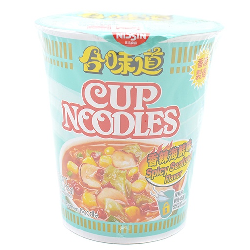 slide 1 of 1, Nissin Cup Noodle Spicy Seafood, 2.57 oz