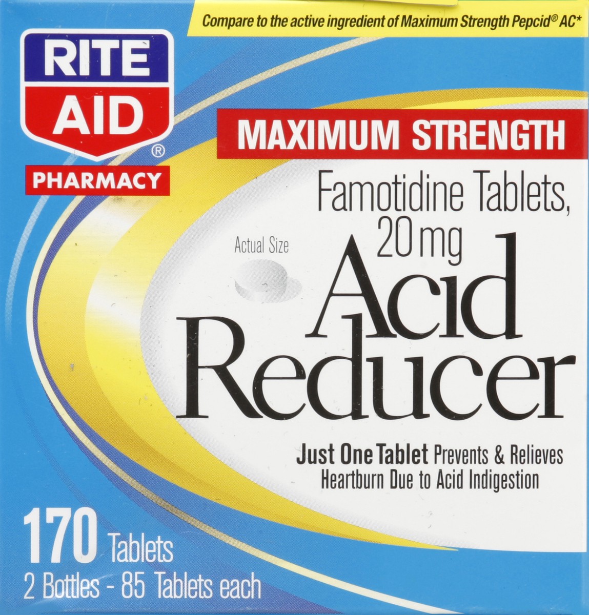 slide 4 of 5, Rite Aid Ra Acid Red Fam, 170 ct