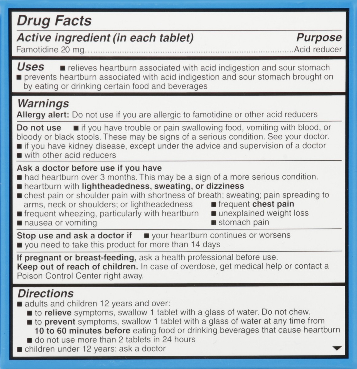 slide 5 of 5, Rite Aid Ra Acid Red Fam, 170 ct