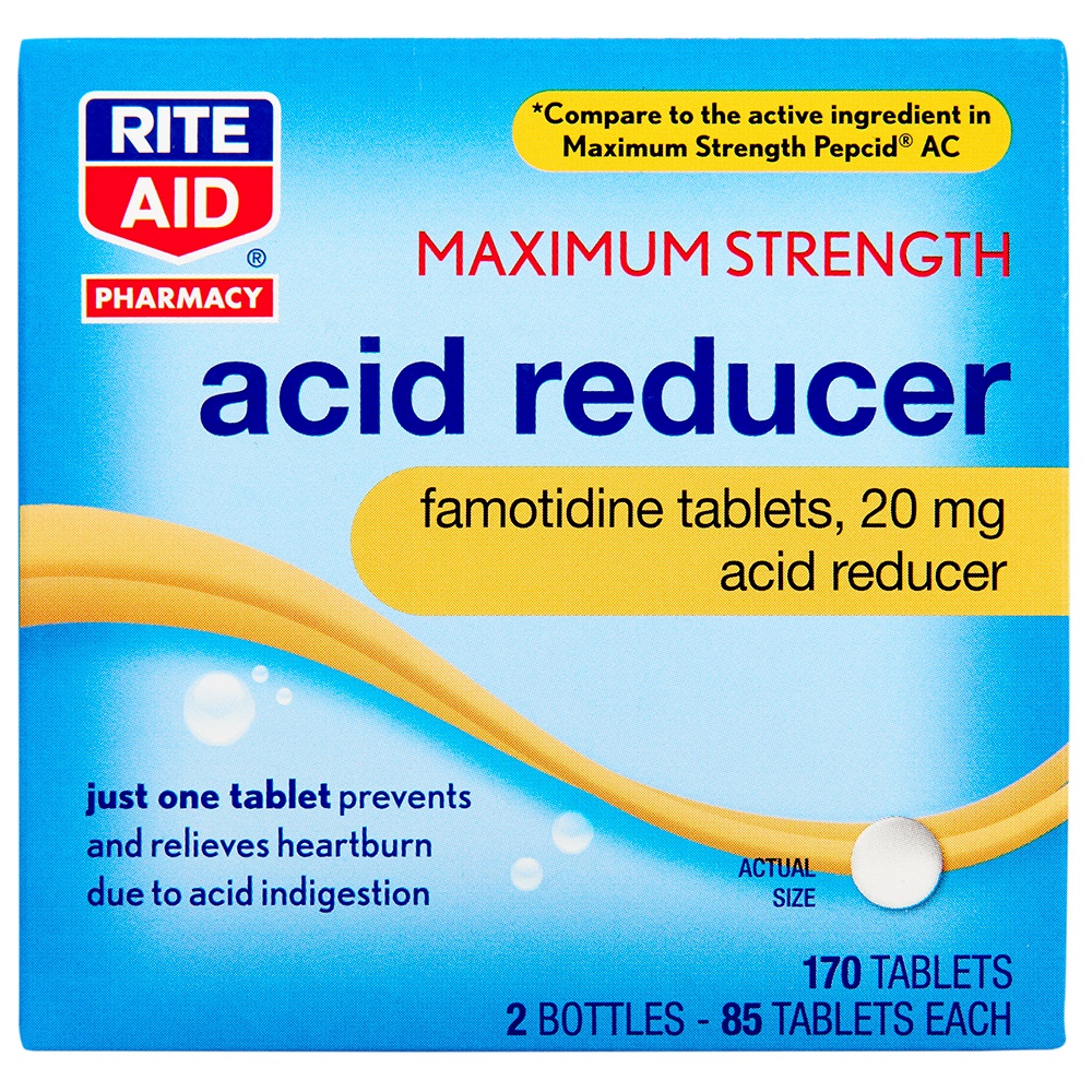 slide 1 of 5, Rite Aid Ra Acid Red Fam, 170 ct