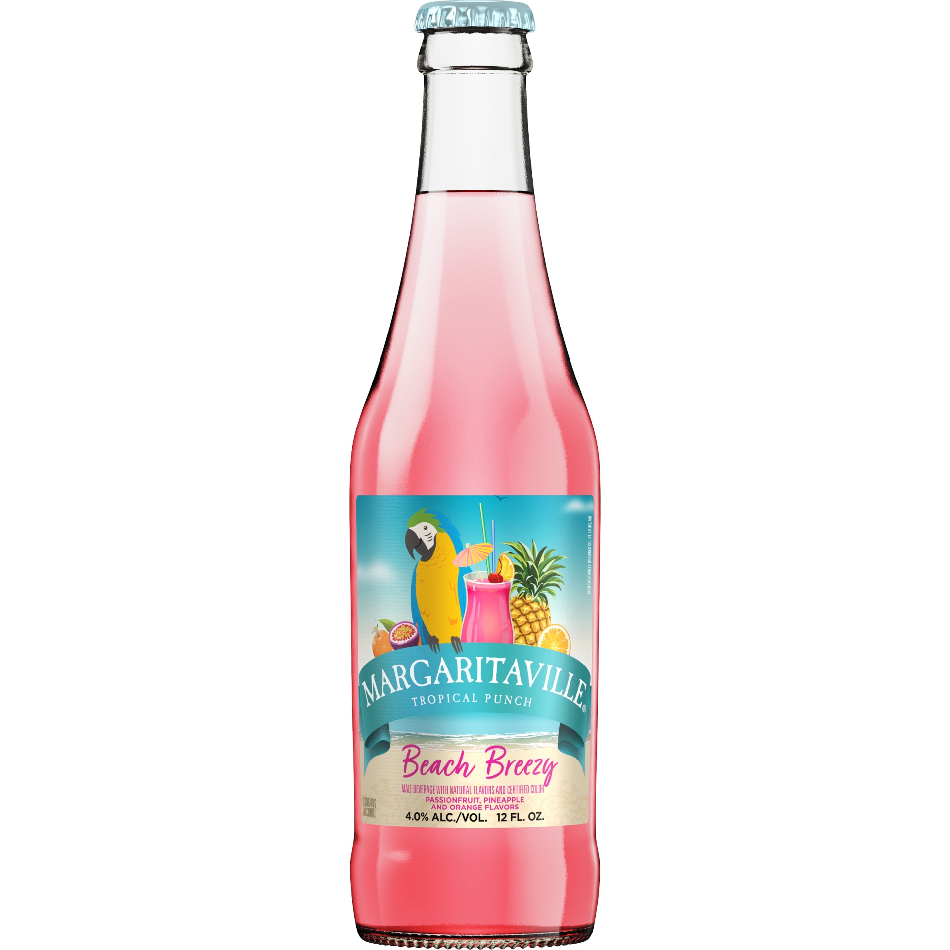 Margaritaville Tropical Punch Beach Breezy Bottle, 4 ABV 12 fl oz Shipt