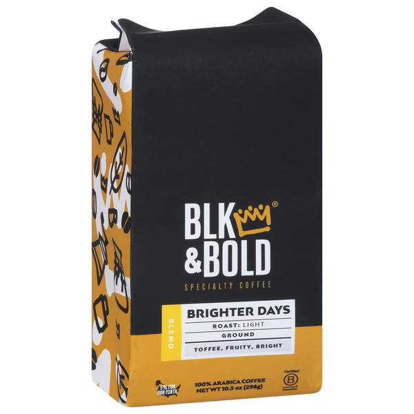 slide 1 of 1, BLK & Bold Light Roast Ground Specialty Brighter Days Coffee - 10.5 oz, 10.5 oz