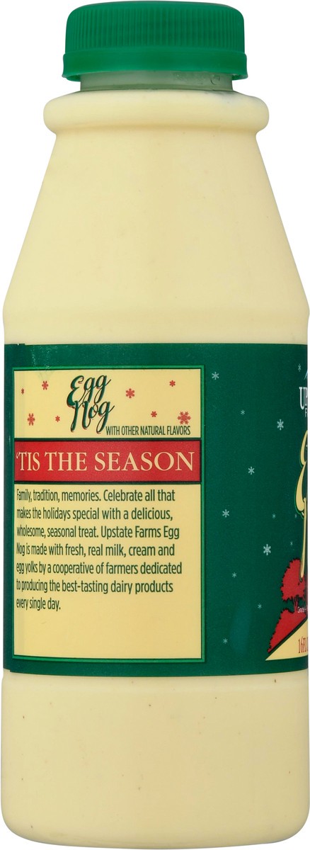 slide 2 of 14, Upstate Farms Eggnog 16 fl oz Bottle, 16 fl oz