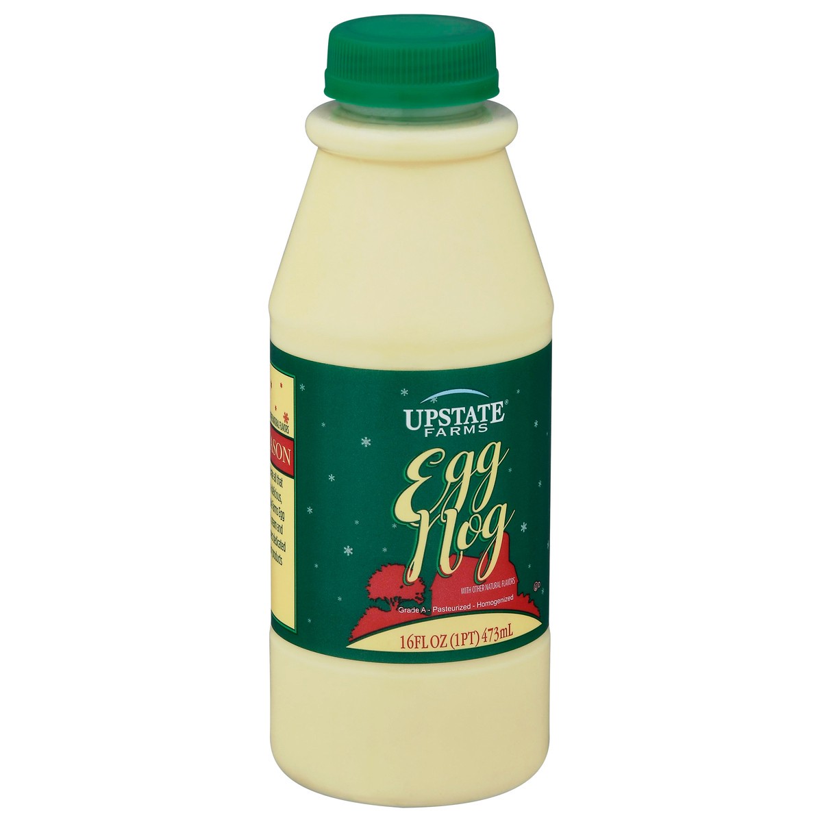 slide 12 of 14, Upstate Farms Eggnog 16 fl oz Bottle, 16 fl oz