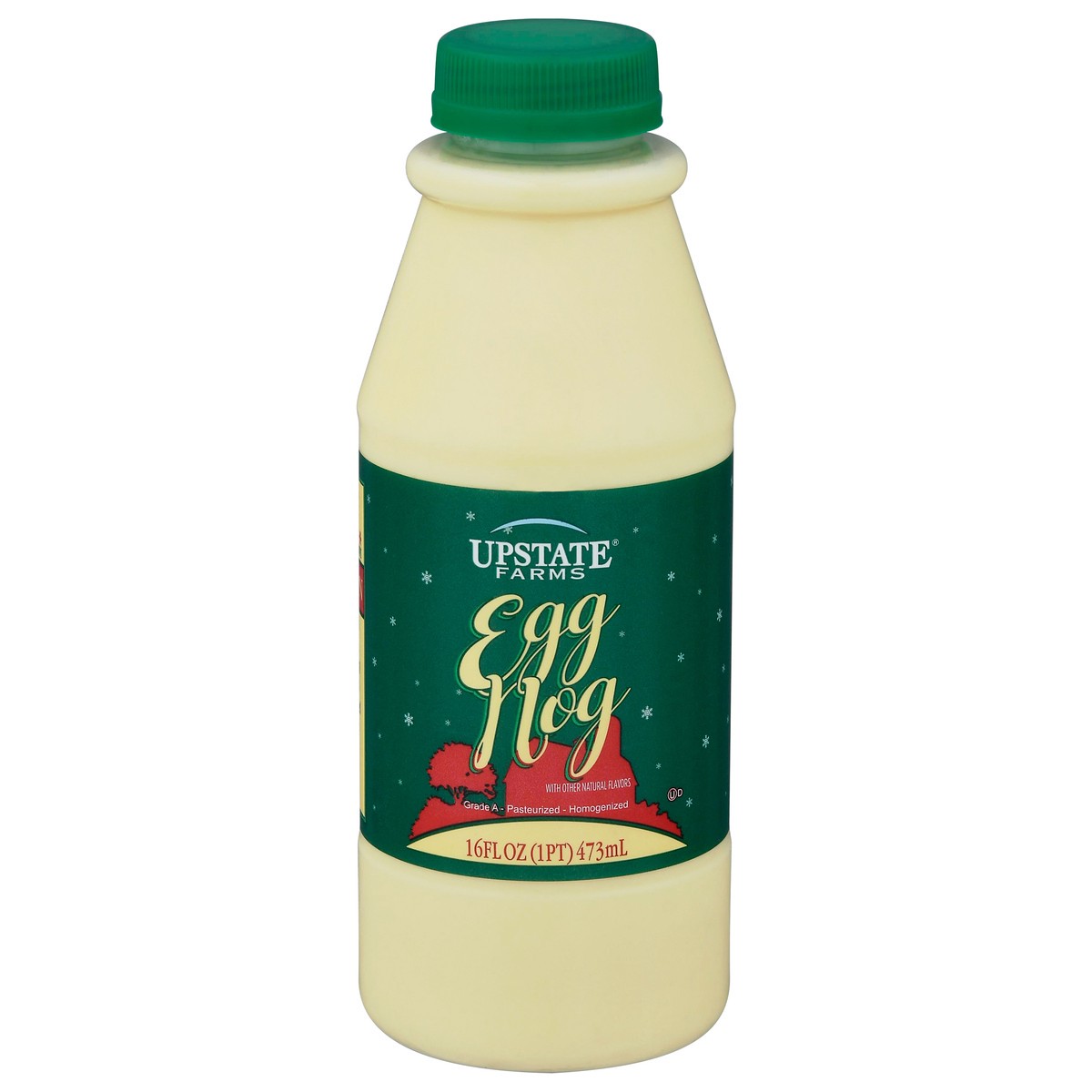 slide 11 of 14, Upstate Farms Eggnog 16 fl oz Bottle, 16 fl oz
