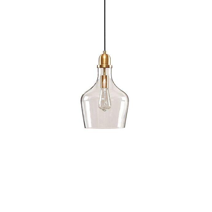 slide 1 of 9, Hampton Hill Auburn 1-Light Pendant - Gold, 1 ct