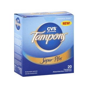 slide 1 of 1, CVS Pharmacy Tampons Super Plus, 20 ct