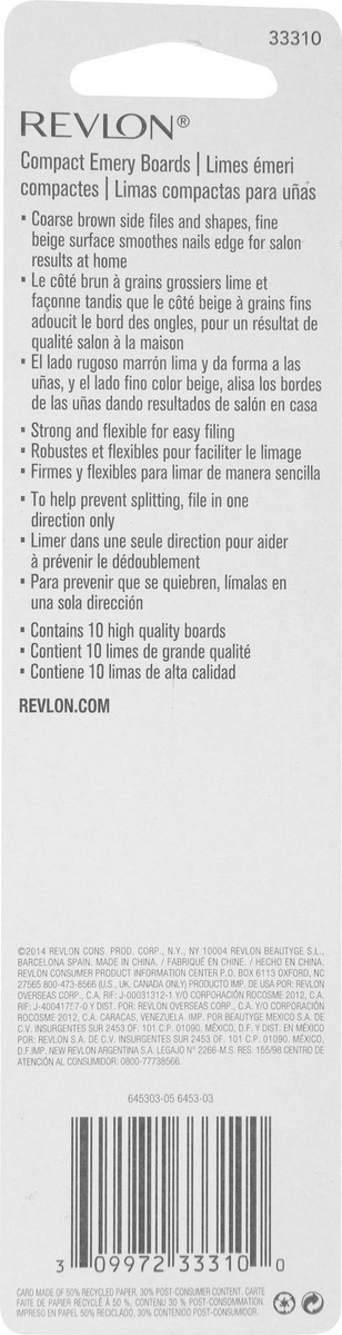 slide 5 of 9, Revlon Files 10 ea, 10 ct