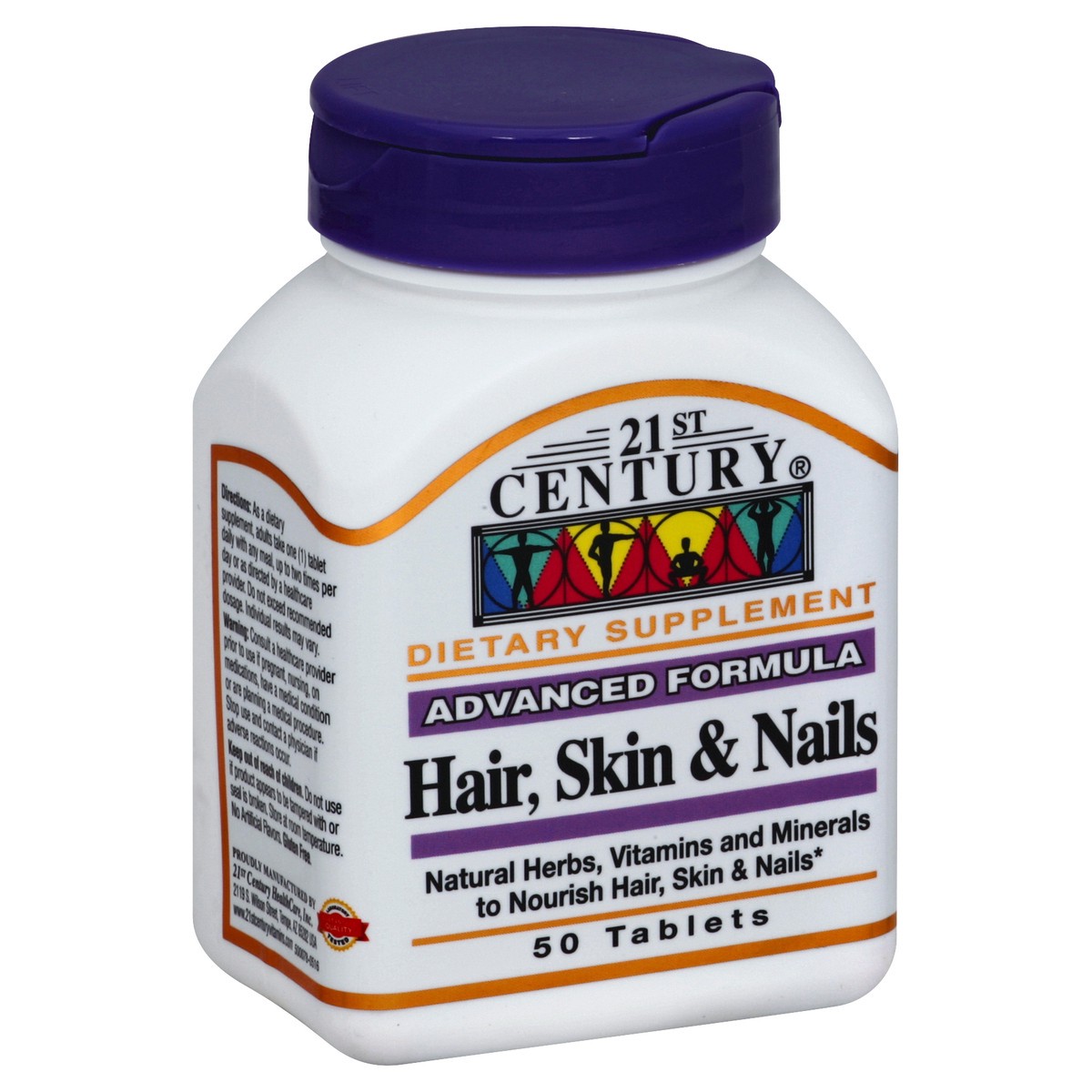 slide 6 of 6, 21st Century Hair, Skin & Nails 50 ea, 50 ct