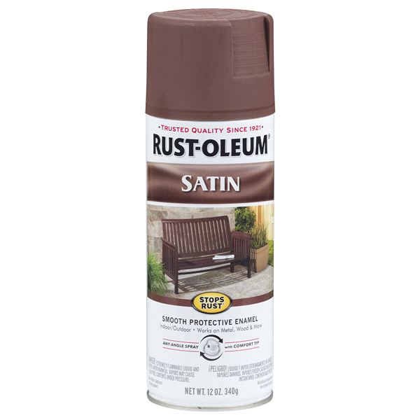 slide 1 of 1, Rust-Oleum Stops Rust Protective Enamel Spray Paint - 312820, Satin Newberry, 12 oz