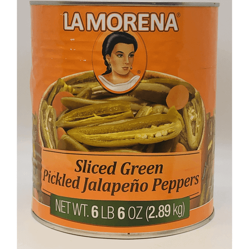 slide 1 of 1, La Morena Jalapenos Sliced, 102 oz