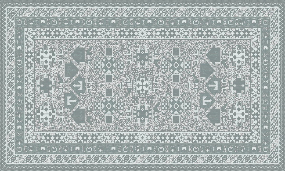 slide 1 of 21, Natco Home Western Rug Grey/Black 20x36 Comfort Mat, 20 x 36