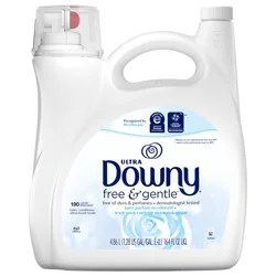 Downy Free & Gentle Liquid Fabric Conditioner (Fabric Softner), 164 fl oz, 190 loads