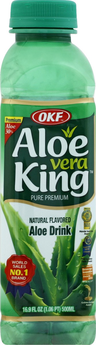 slide 4 of 5, OKF Aloe Vera King Drink, 16.9 fl oz