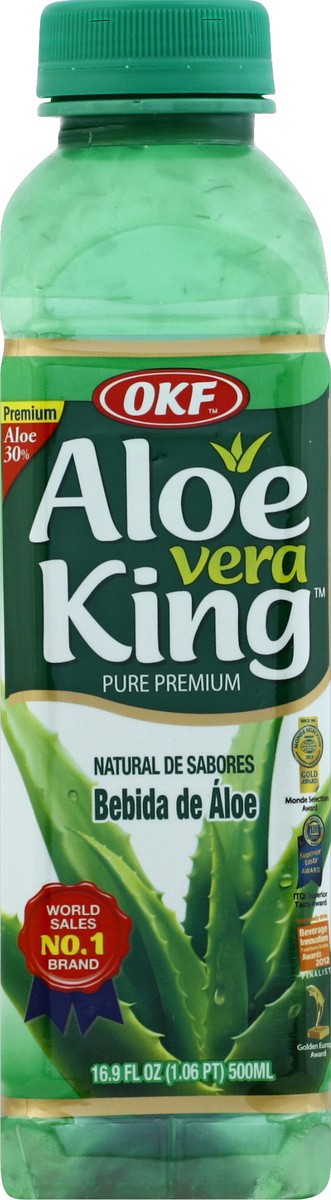 slide 5 of 5, OKF Aloe Vera King Drink, 16.9 fl oz