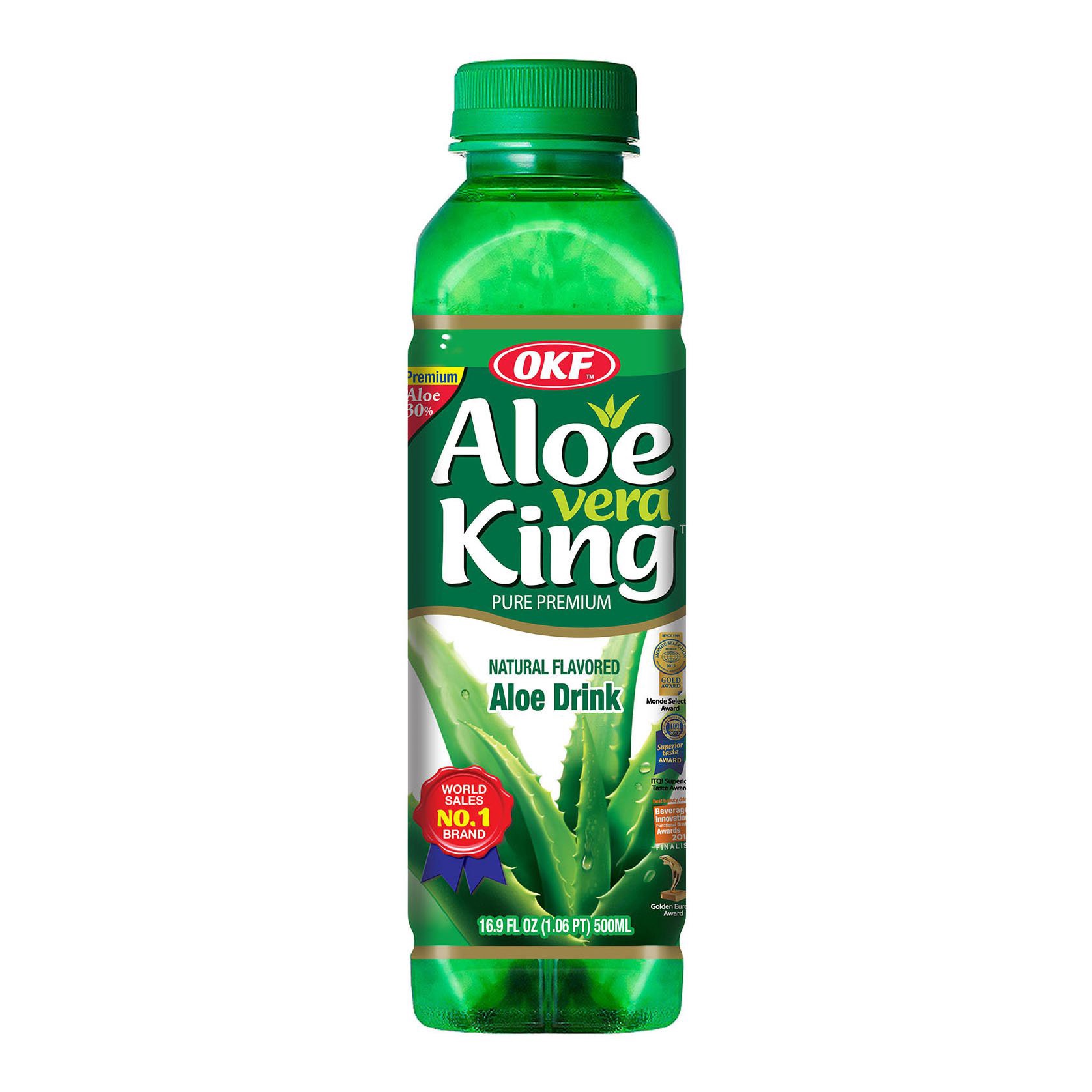 slide 1 of 5, OKF Aloe Vera King Drink - 16.9 fl oz, 16.9 fl oz