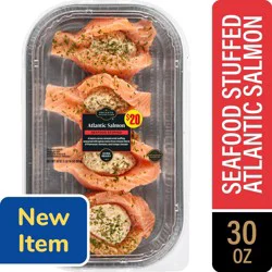 Private Selection® Atlantic Salmon Seafood Stuffed Large Pan, 30 oz